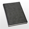 Notesbog - Notesbøger A5 grå italiensk kunstlæder model Milano